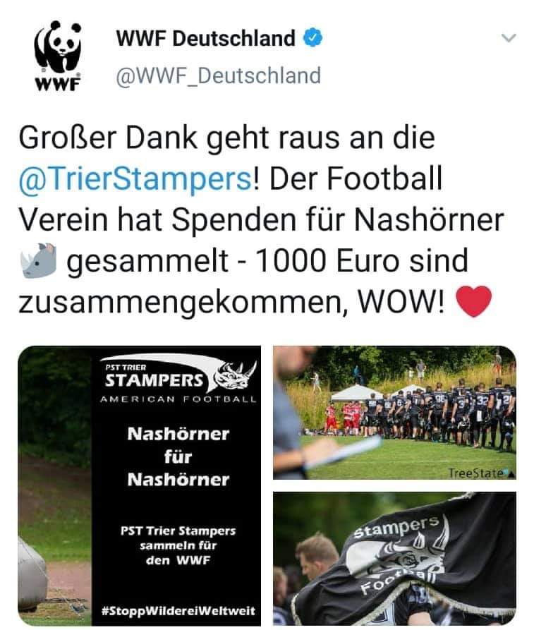 Spende an den WWF - Nashörner für Nashörner