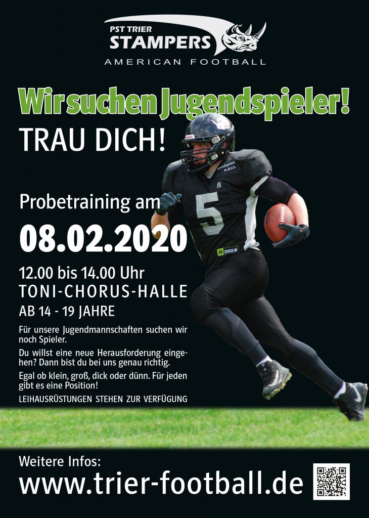 Wir suchen Jugendspieler! Trau Dich!