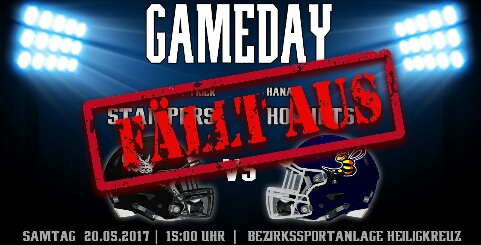 Das Spitzenspiel gegen die Hornets morgen fällt leider aus!