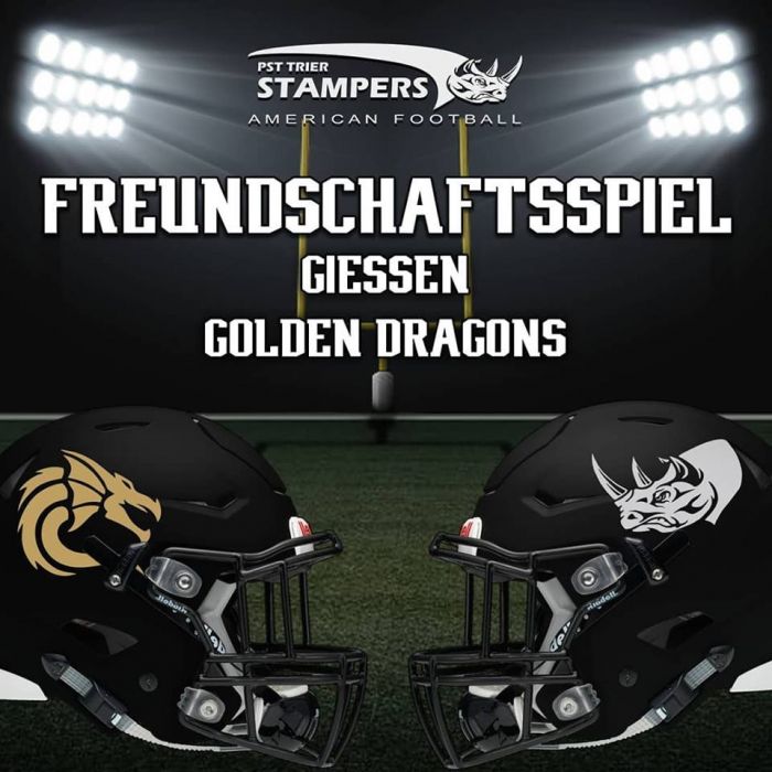 Freundschaftsspiel gegen Giessen Golden Dragons !