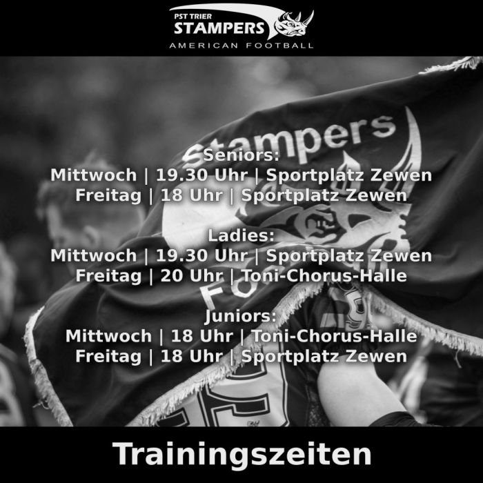 Stampers steigen wieder ins Training ein!