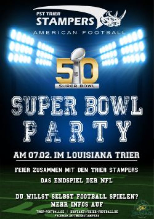 Super Bowl Party 2016