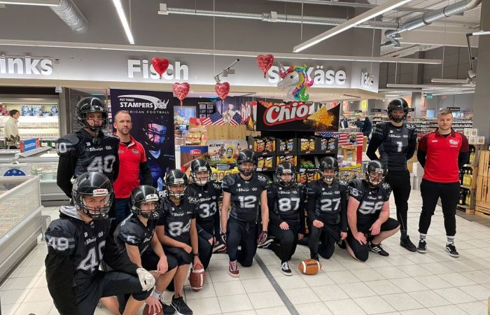 Nashörner zu Gast im Edeka 